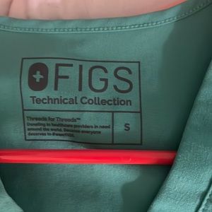 Figs Catrina small top surgical green